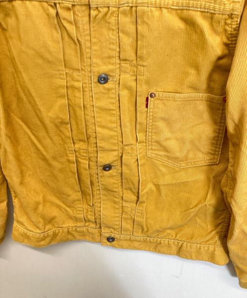 TCB jeans（ティーシービー ジーンズ）TCB JEANS (ティーシービー ジーンズ) コーデュロイジャケット イエロー サイズ:42の古着・服飾アイテム