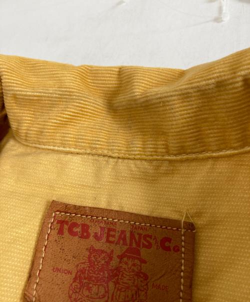 TCB jeans（ティーシービー ジーンズ）TCB JEANS (ティーシービー ジーンズ) コーデュロイジャケット イエロー サイズ:42の古着・服飾アイテム