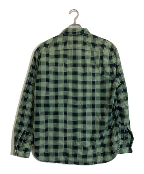 RRL（ダブルアールエル）RRL (ダブルアールエル) チェックシャツ グリーン サイズ:Lの古着・服飾アイテム