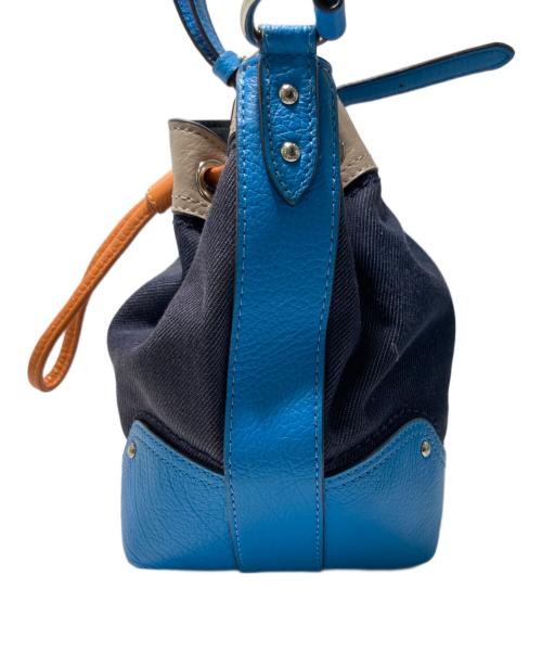 COACH（コーチ）COACH (コーチ) ハンドバッグ ブルーの古着・服飾アイテム