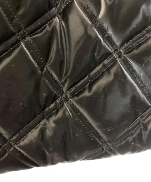 BORDERS at BALCONY（ボーダーズアットバルコニー）BORDERS AT BALCONY (ボーダーズアットバルコニー) PEPLUM QUILTING GILET ブラック サイズ:36の古着・服飾アイテム