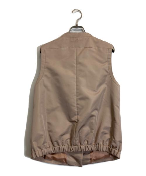 PRADA（プラダ）PRADA (プラダ) シルク混ベスト ベージュ サイズ:36の古着・服飾アイテム