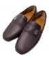 BALLY（バリー）の古着「レザーデッキシューズ」｜ブラウン