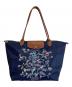 LONGCHAMP（ロンシャン）の古着「刺繍デザインルプリアージュ」｜ネイビー