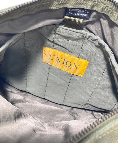 UNION（ユニオン）UNION (ユニオン) POTR (ピー・オー・ティー・アール) Shoulder Bag オリーブの古着・服飾アイテム