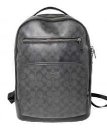 COACH（コーチ）の古着「イーサン バックパック・シグネチャー キャンバス」｜ブラック