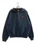 HUMAN MADEヒューマンメイド）の古着「CLASSIC ZIP-UP SWEAT HOODIE」｜ブラック