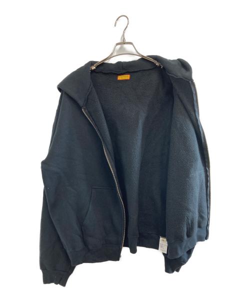 HUMAN MADE（ヒューマンメイド）HUMAN MADE (ヒューマンメイド) CLASSIC ZIP-UP SWEAT HOODIE ブラック サイズ:XLの古着・服飾アイテム