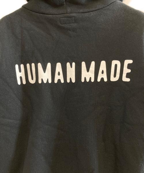 HUMAN MADE（ヒューマンメイド）HUMAN MADE (ヒューマンメイド) CLASSIC ZIP-UP SWEAT HOODIE ブラック サイズ:XLの古着・服飾アイテム
