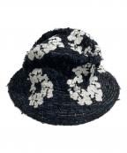 Denim Tears×READYMADEデニムティアーズ×レディメイド）の古着「COTTON WREATH TWEED BUCKET HAT　RE-DT-BK-00-00-16」｜ブラック