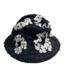 Denim Tears×READYMADE（デニムティアーズ×レディメイド）の古着「COTTON WREATH TWEED BUCKET HAT　RE-DT-BK-00-00-16」｜ブラック