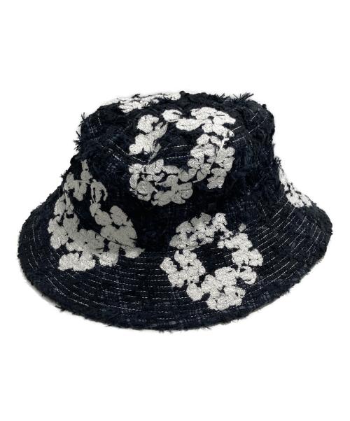 Denim Tears（デニムティアーズ）Denim Tears (デニムティアーズ) READYMADE (レディメイド) COTTON WREATH TWEED BUCKET HAT　RE-DT-BK-00-00-16 ブラック 未使用品の古着・服飾アイテム