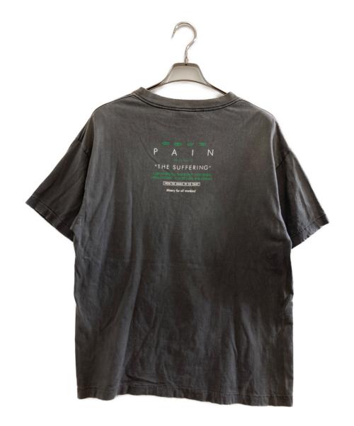 SAINT MICHAEL（セントマイケル）SAINT MICHAEL (セントマイケル) PAIN SS TEE グレー サイズ:Lの古着・服飾アイテム