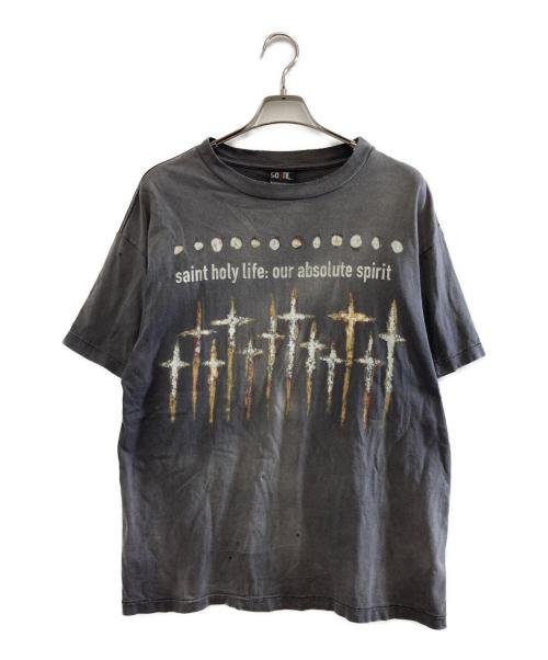 SAINT MICHAEL（セントマイケル）SAINT MICHAEL (セントマイケル) FORSOMEONE (フォーサムワン) FS SS T-SHIRT グレー サイズ:Lの古着・服飾アイテム