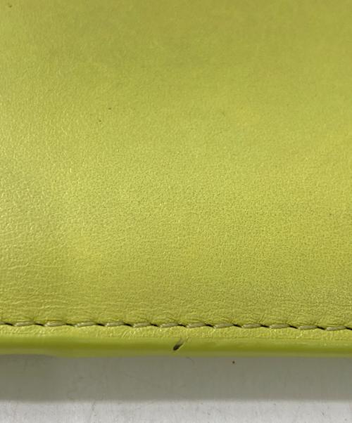 LOEWE（ロエベ）LOEWE (ロエベ) ノット コインカードホルダー 黄緑の古着・服飾アイテム