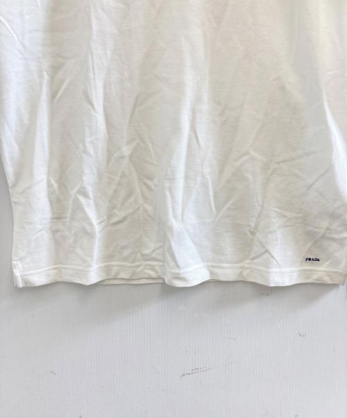 PRADA SPORTS（プラダスポーツ）PRADA SPORTS (プラダスポーツ) ポロシャツ ホワイト サイズ:Lの古着・服飾アイテム
