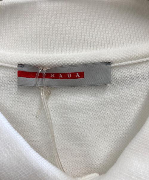 PRADA SPORTS（プラダスポーツ）PRADA SPORTS (プラダスポーツ) ポロシャツ ホワイト サイズ:Lの古着・服飾アイテム