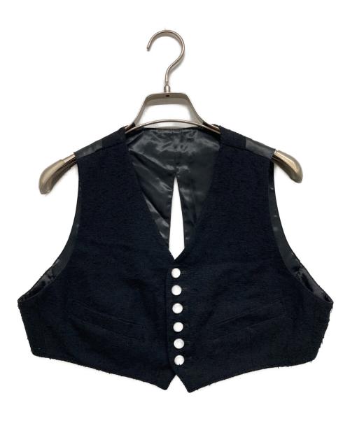 Jean Paul GAULTIER（ジャンポールゴルチェ）Jean Paul GAULTIER (ジャンポールゴルチェ) ジレ ブラック サイズ:40の古着・服飾アイテム