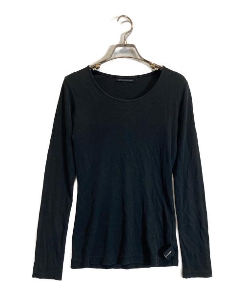 YOHJI YAMAMOTO（ヨウジヤマモト）YOHJI YAMAMOTO (ヨウジヤマモト) カットソー ブラック サイズ:記載なしの古着・服飾アイテム