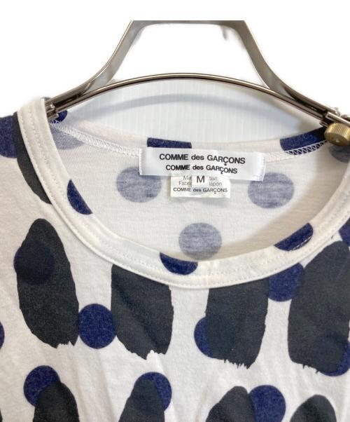 COMME des GARCONS COMME des GARCONS（コムデギャルソン コムデギャルソン）COMME des GARCONS COMME des GARCONS (コムデギャルソン コムデギャルソン) カットソー ホワイト サイズ:Mの古着・服飾アイテム