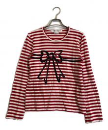 COMME des GARCONS COMME des GARCONS（コムデギャルソン コムデギャルソン）の古着「カットソー」｜レッド