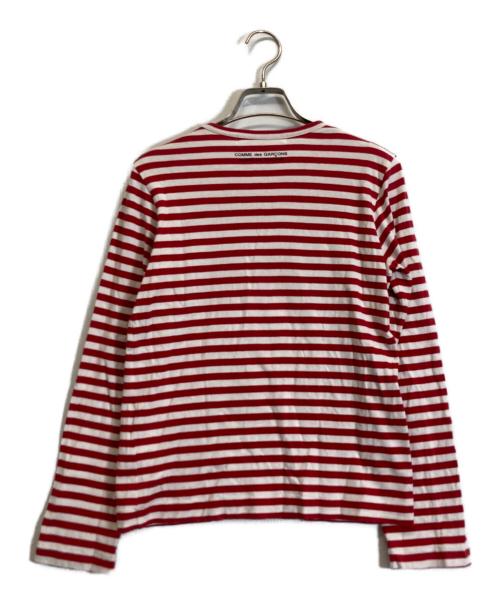 COMME des GARCONS COMME des GARCONS（コムデギャルソン コムデギャルソン）COMME des GARCONS COMME des GARCONS (コムデギャルソン コムデギャルソン) カットソー レッド サイズ:Sの古着・服飾アイテム