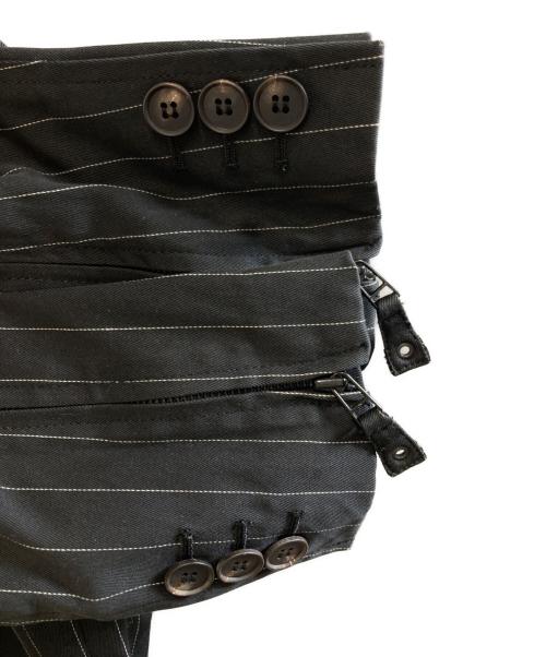 Jean Paul Gaultier homme（ジャンポールゴルチェオム）Jean Paul Gaultier homme (ジャンポールゴルチェオム) セットアップ ブラック サイズ:50の古着・服飾アイテム