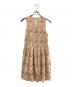 RED VALENTINO（レッドヴァレンティノ）の古着「スパンコールワンピース」｜ベージュ