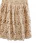 中古・古着 RED VALENTINO (レッドヴァレンティノ) スパンコールワンピース ベージュ サイズ:42：14000円