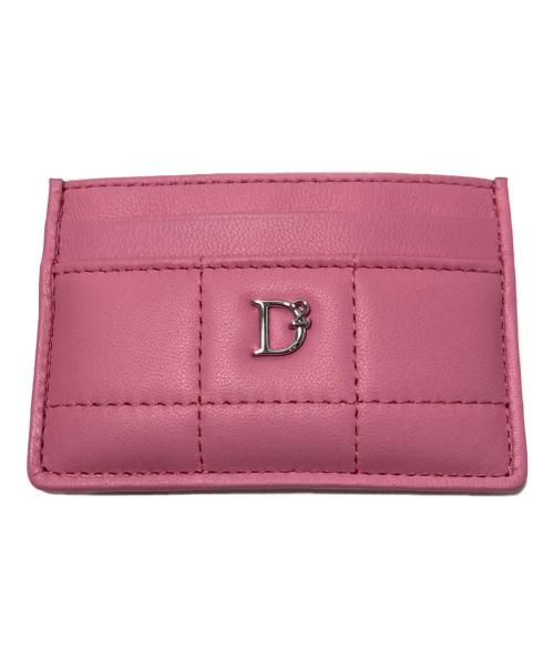 DSQUARED2（ディースクエアード）DSQUARED2 (ディースクエアード) カードケース ピンクの古着・服飾アイテム