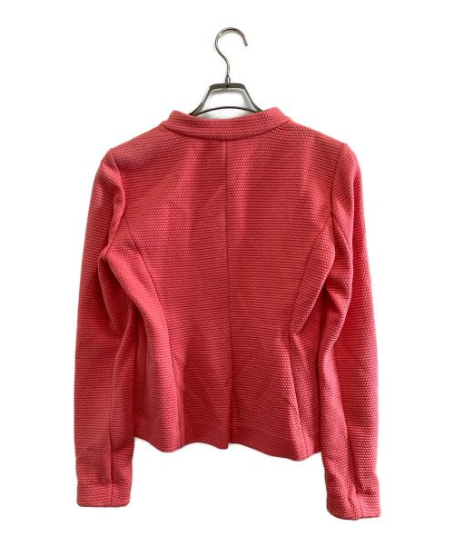 EMPORIO ARMANI（エンポリオ アルマーニ）EMPORIO ARMANI (エンポリオ アルマーニ) スタンドカラージャケット ピンク サイズ:42 未使用品の古着・服飾アイテム