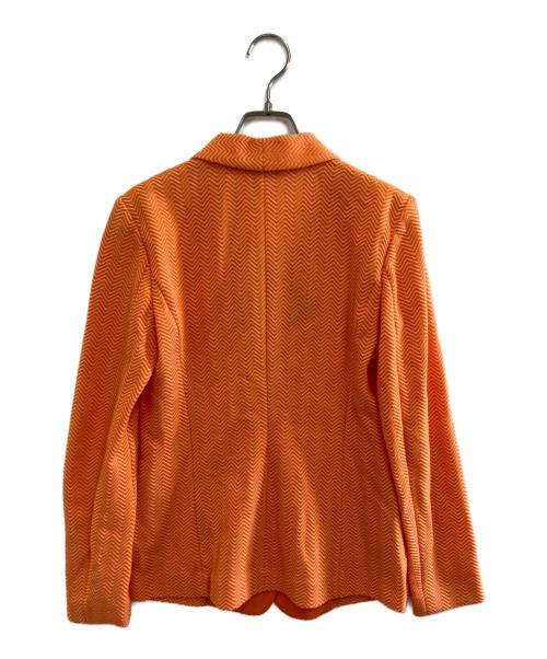 EMPORIO ARMANI（エンポリオ アルマーニ）EMPORIO ARMANI (エンポリオ アルマーニ) テーラードジャケット オレンジ サイズ:38 未使用品の古着・服飾アイテム