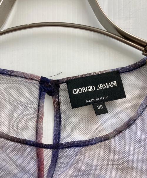 GIORGIO ARMANI（ジョルジョアルマーニ）GIORGIO ARMANI (ジョルジョアルマーニ) カットソー ネイビー サイズ:38の古着・服飾アイテム