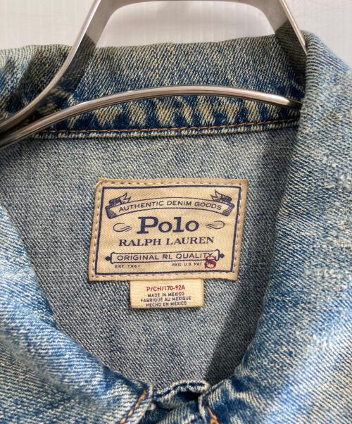POLO RALPH LAUREN（ポロ・ラルフローレン）POLO RALPH LAUREN (ポロ・ラルフローレン) デニムジャケット インディゴ サイズ:Sの古着・服飾アイテム