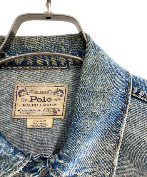 POLO RALPH LAUREN（ポロ・ラルフローレン）POLO RALPH LAUREN (ポロ・ラルフローレン) デニムジャケット インディゴ サイズ:Sの古着・服飾アイテム
