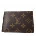 LOUIS VUITTON（ルイ ヴィトン）の古着「パスケースポルト2カルト・ヴェルティカル」｜ブラウン