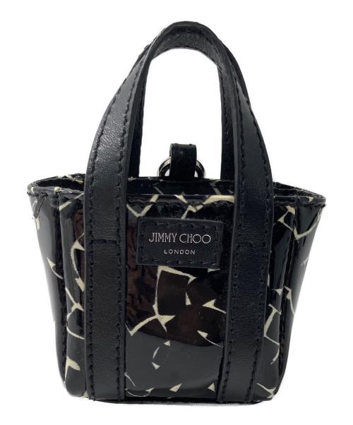 JIMMY CHOO（ジミーチュウ）JIMMY CHOO (ジミーチュウ) ERIC HAZE (エリック・ヘイズ) マイクロトートバッグチャーム ブラックの古着・服飾アイテム