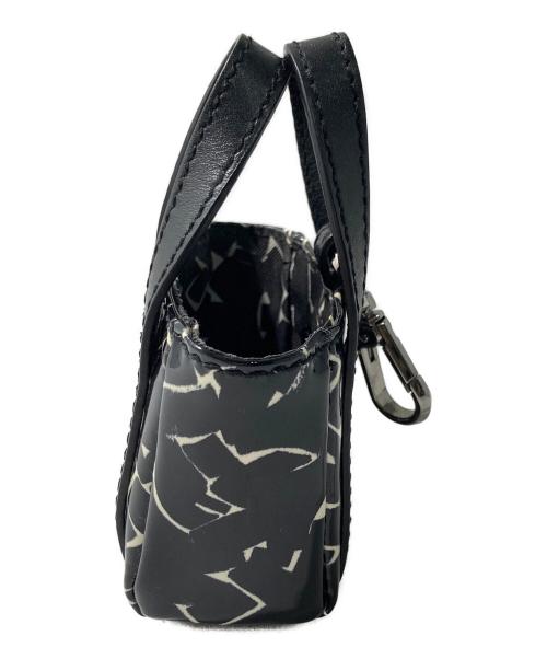 JIMMY CHOO（ジミーチュウ）JIMMY CHOO (ジミーチュウ) ERIC HAZE (エリック・ヘイズ) マイクロトートバッグチャーム ブラックの古着・服飾アイテム