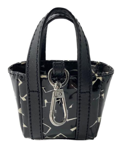JIMMY CHOO（ジミーチュウ）JIMMY CHOO (ジミーチュウ) ERIC HAZE (エリック・ヘイズ) マイクロトートバッグチャーム ブラックの古着・服飾アイテム