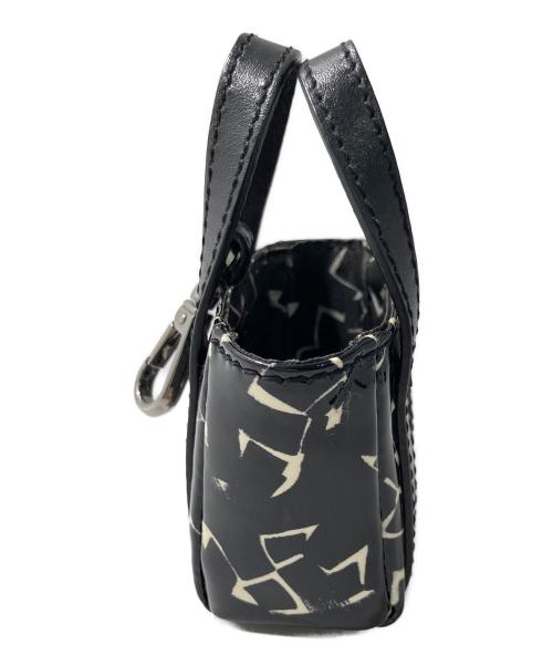 JIMMY CHOO（ジミーチュウ）JIMMY CHOO (ジミーチュウ) ERIC HAZE (エリック・ヘイズ) マイクロトートバッグチャーム ブラックの古着・服飾アイテム