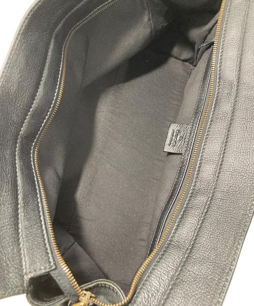 GUCCI（グッチ）GUCCI (グッチ) ブロンディインターロッキングG ハンドバッグ　121551 ブラックの古着・服飾アイテム