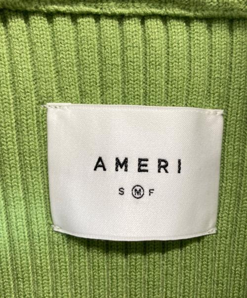 Ameri（アメリ）AMERI (アメリ) ニットワンピース グリーン サイズ:Mの古着・服飾アイテム