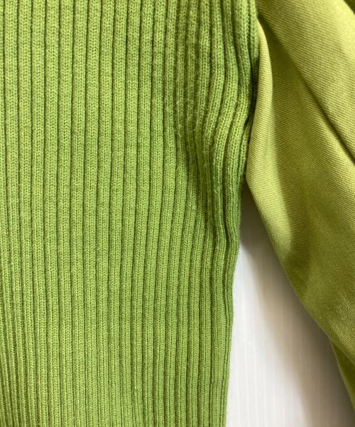 Ameri（アメリ）AMERI (アメリ) ニットワンピース グリーン サイズ:Mの古着・服飾アイテム