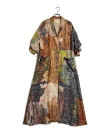 Ameri（アメリ）の古着「MEDI 2WAY RACHEL FLUFFY ART DRESS」｜オレンジ
