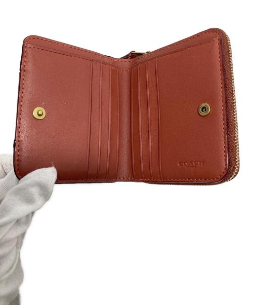 COACH（コーチ）COACH (コーチ) ビルフォールド ウォレット カラーブロック シグネチャー ブラウンの古着・服飾アイテム