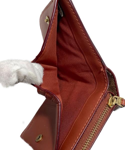 COACH（コーチ）COACH (コーチ) ビルフォールド ウォレット カラーブロック シグネチャー ブラウンの古着・服飾アイテム