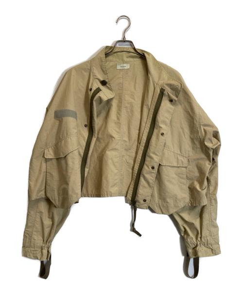 Toironier（トワロニエ）Toironier (トワロニエ) Short Mods Jacket ベージュ サイズ:Fの古着・服飾アイテム