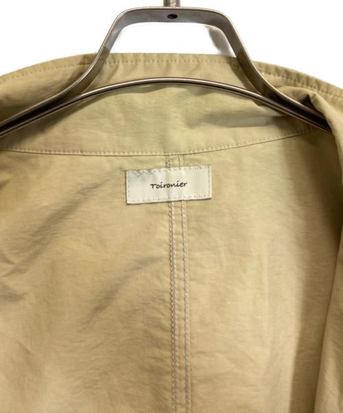 Toironier（トワロニエ）Toironier (トワロニエ) Short Mods Jacket ベージュ サイズ:Fの古着・服飾アイテム