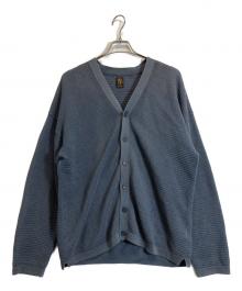 BATONER（バトナ―）の古着「THE SUMMER KNIT CARDIGAN」｜ネイビー
