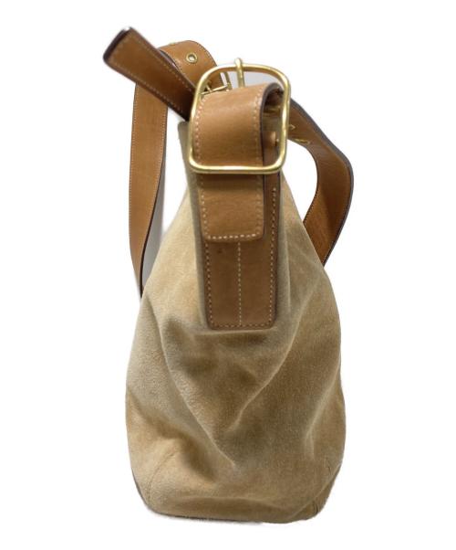 COACH（コーチ）COACH (コーチ) スウェードショルダーバッグ ブラウンの古着・服飾アイテム
